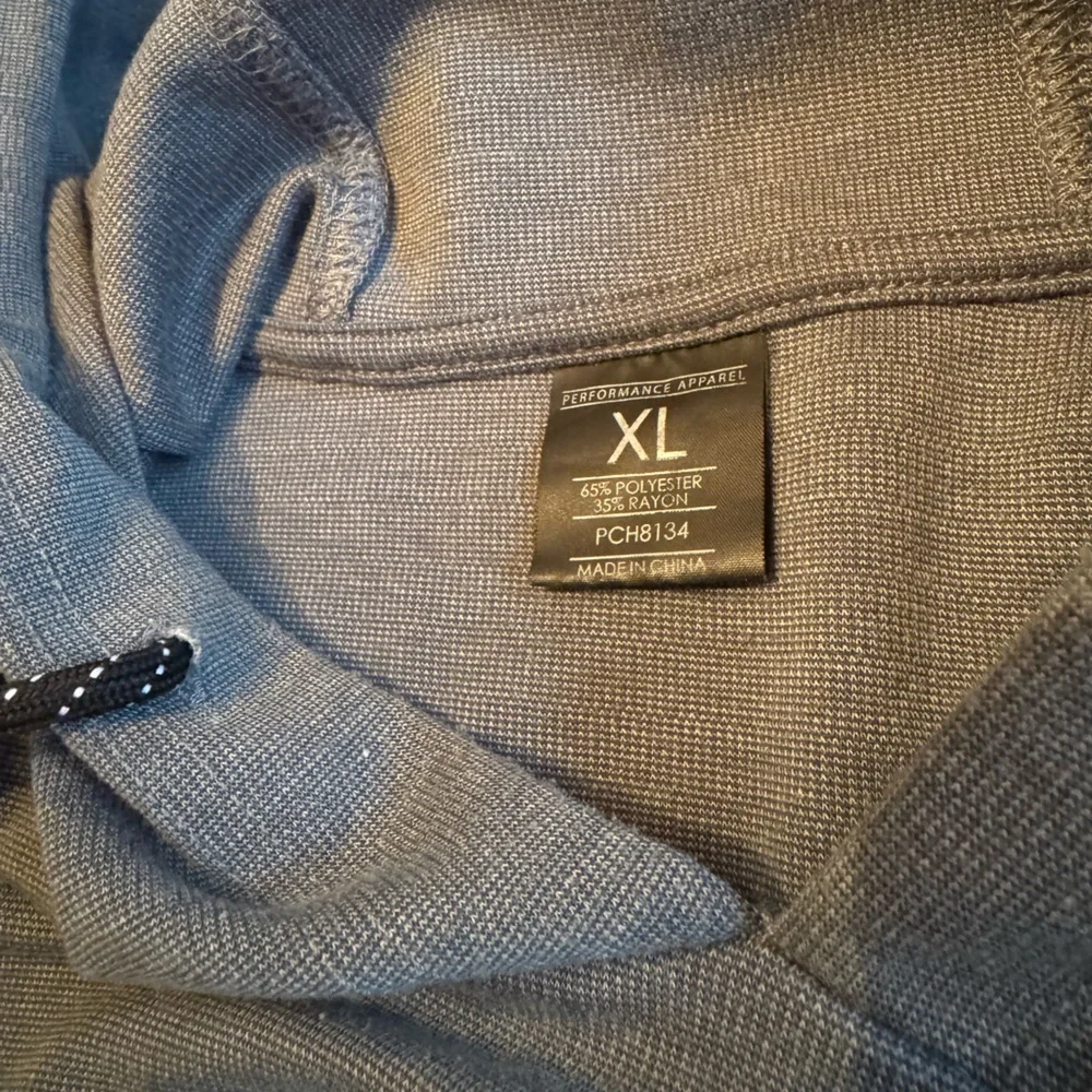 Men’s lightweight surf hoodie - Slate blue - Picture 3 of 3